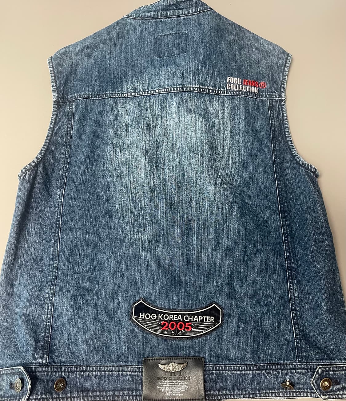 FUBU HOG(Harley Owners Group) 패치 데 님 베스트 상품이미지3