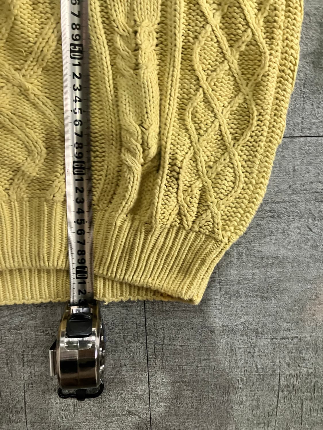 아메리칸 Neatavera 올드스쿨아메카지 대대장 니트스웨터 옐로우 상품이미지3