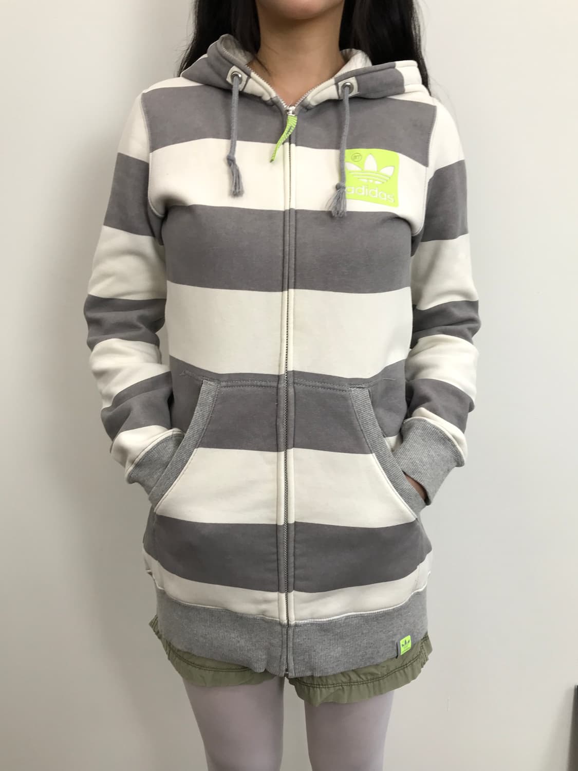 Adidas Originals Striped Zip-Up Hoodie 상품이미지3