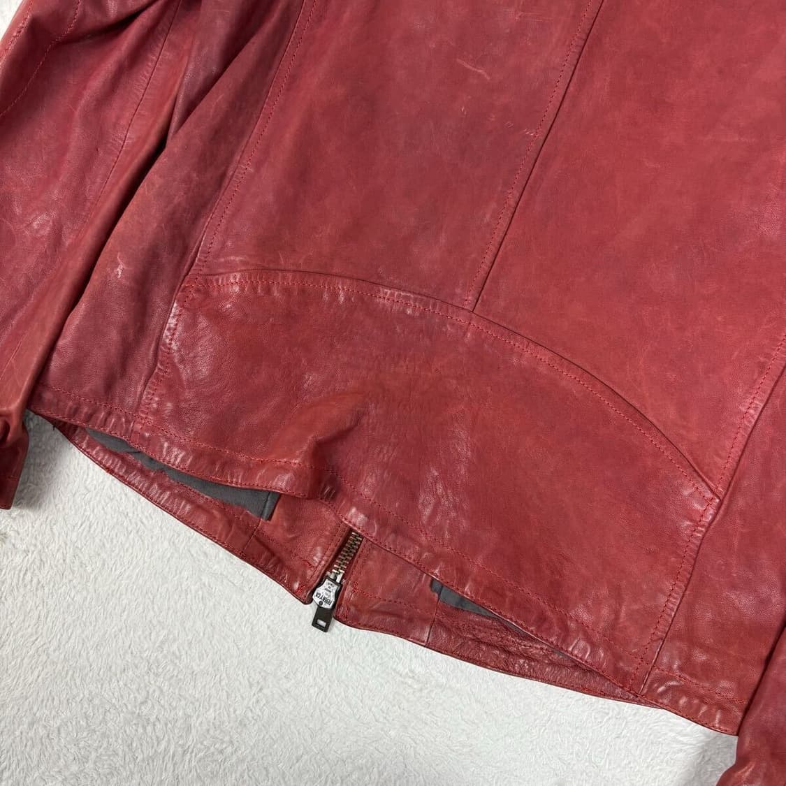 [52] ITALY 레드 양가죽 자켓 상품이미지8