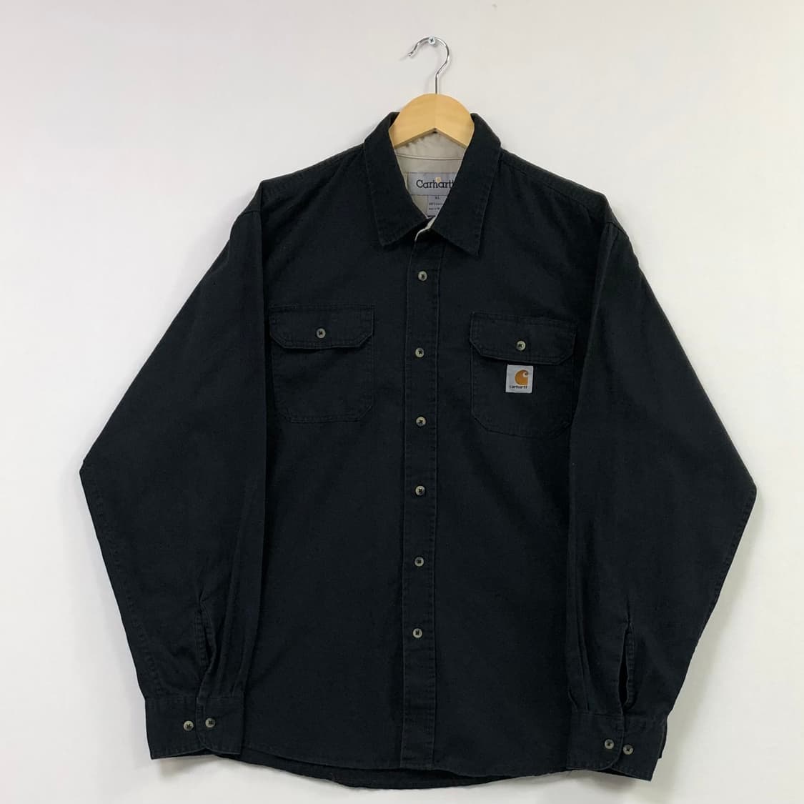 XL 칼하트 블랙 워크 셔츠 상품이미지2