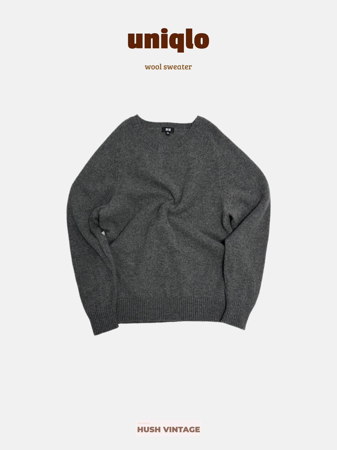 유니클로 울 니트 스웨터 상품이미지1