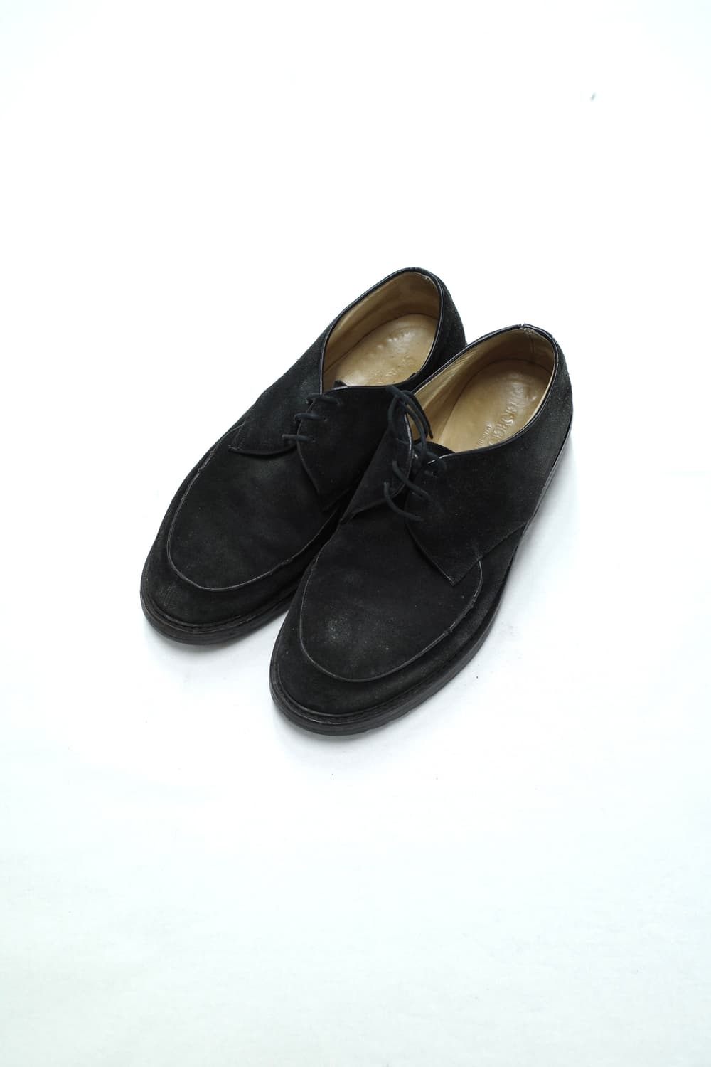 Emporio Armani Suede Black Derby Shoes 상품이미지2
