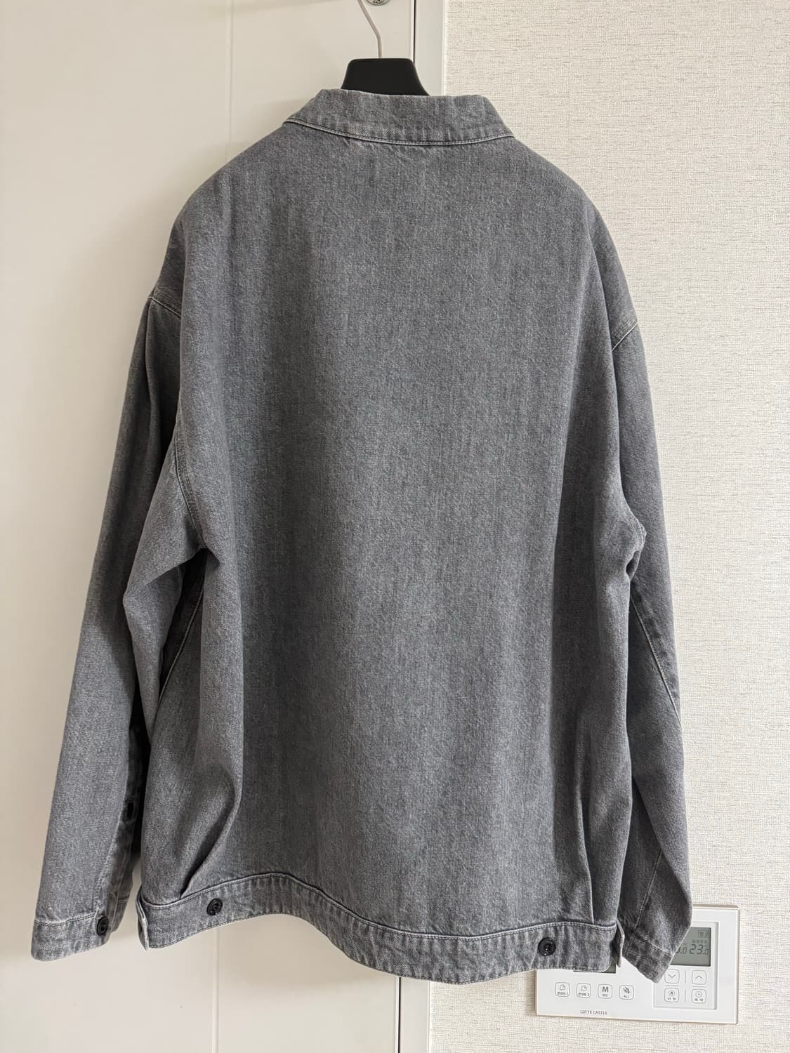 르메르 지퍼 탑 데님 스톤 그레이 M 상품이미지3