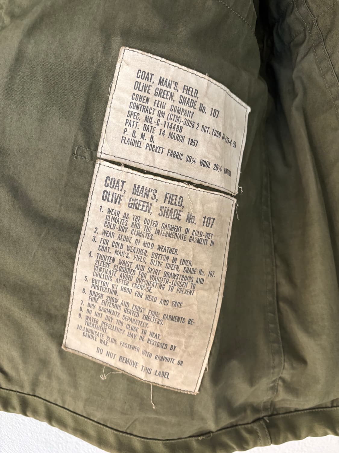 50's U.S Army M-51 Field Jacket. 상품이미지5