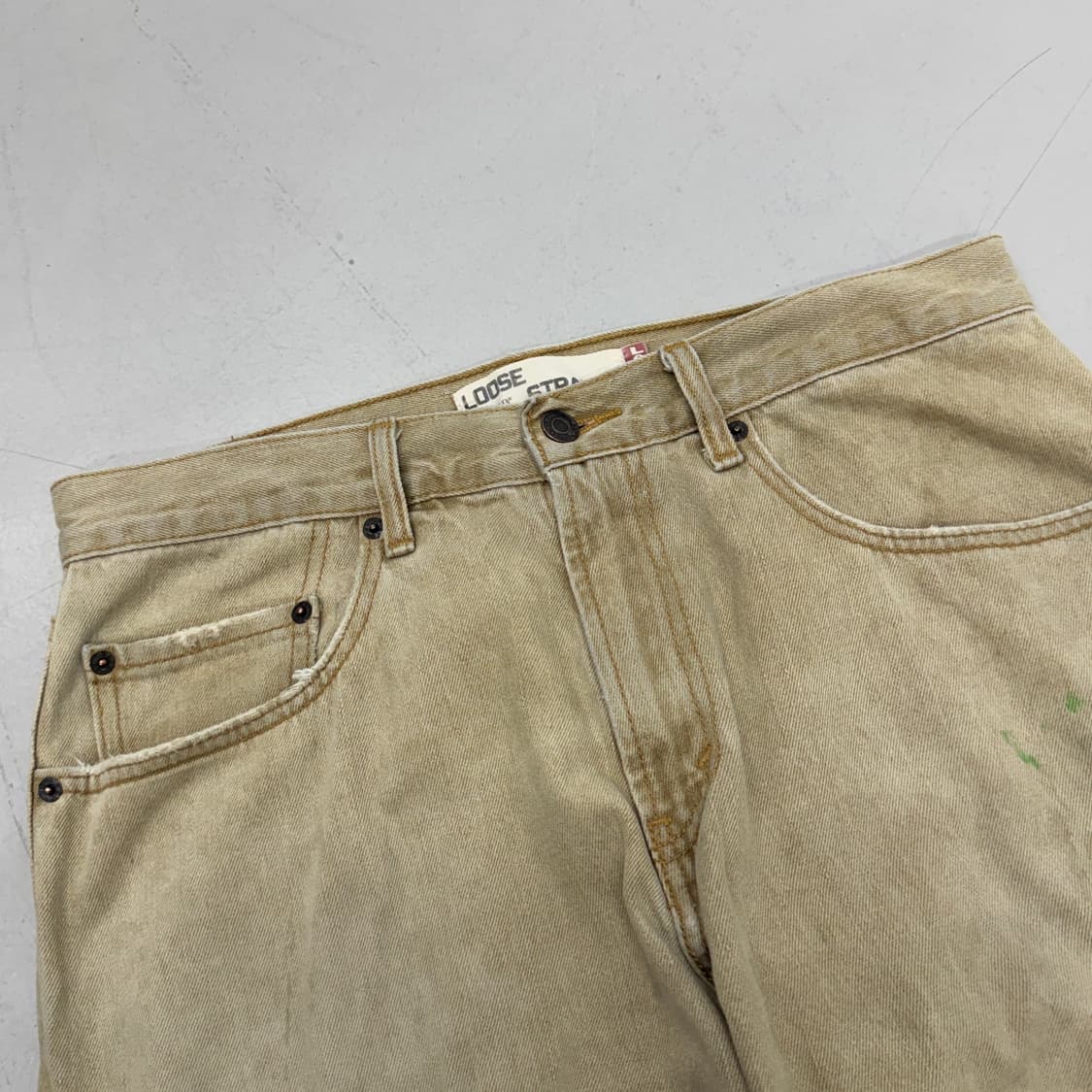 리바이스 00s 569 새깅 워싱 스케이터 와이드 데님팬츠 상품이미지4