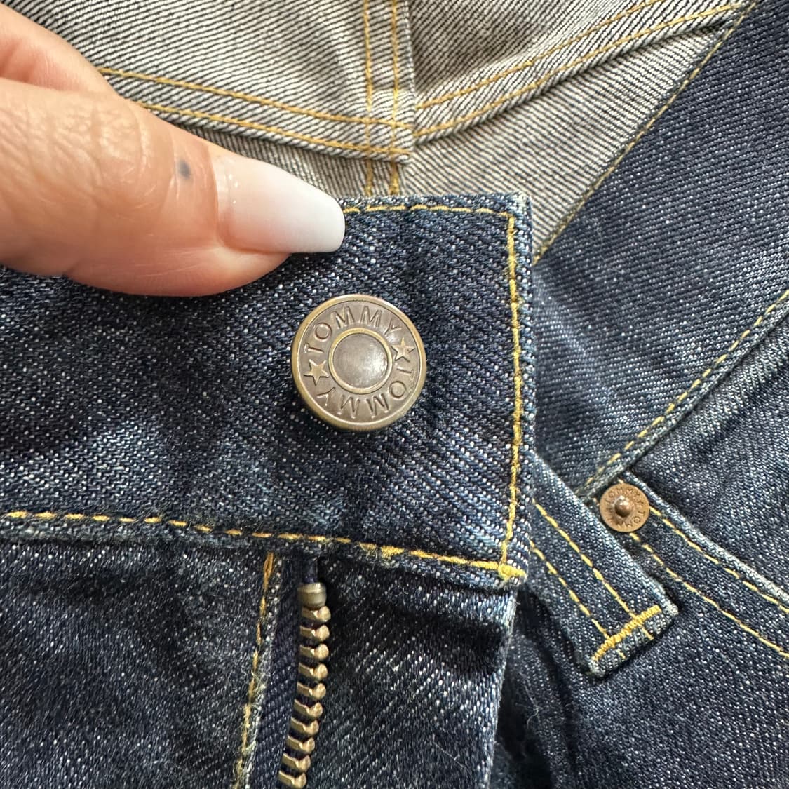 타미힐피거 페인팅 백포인트 데님팬츠34-36 상품이미지8