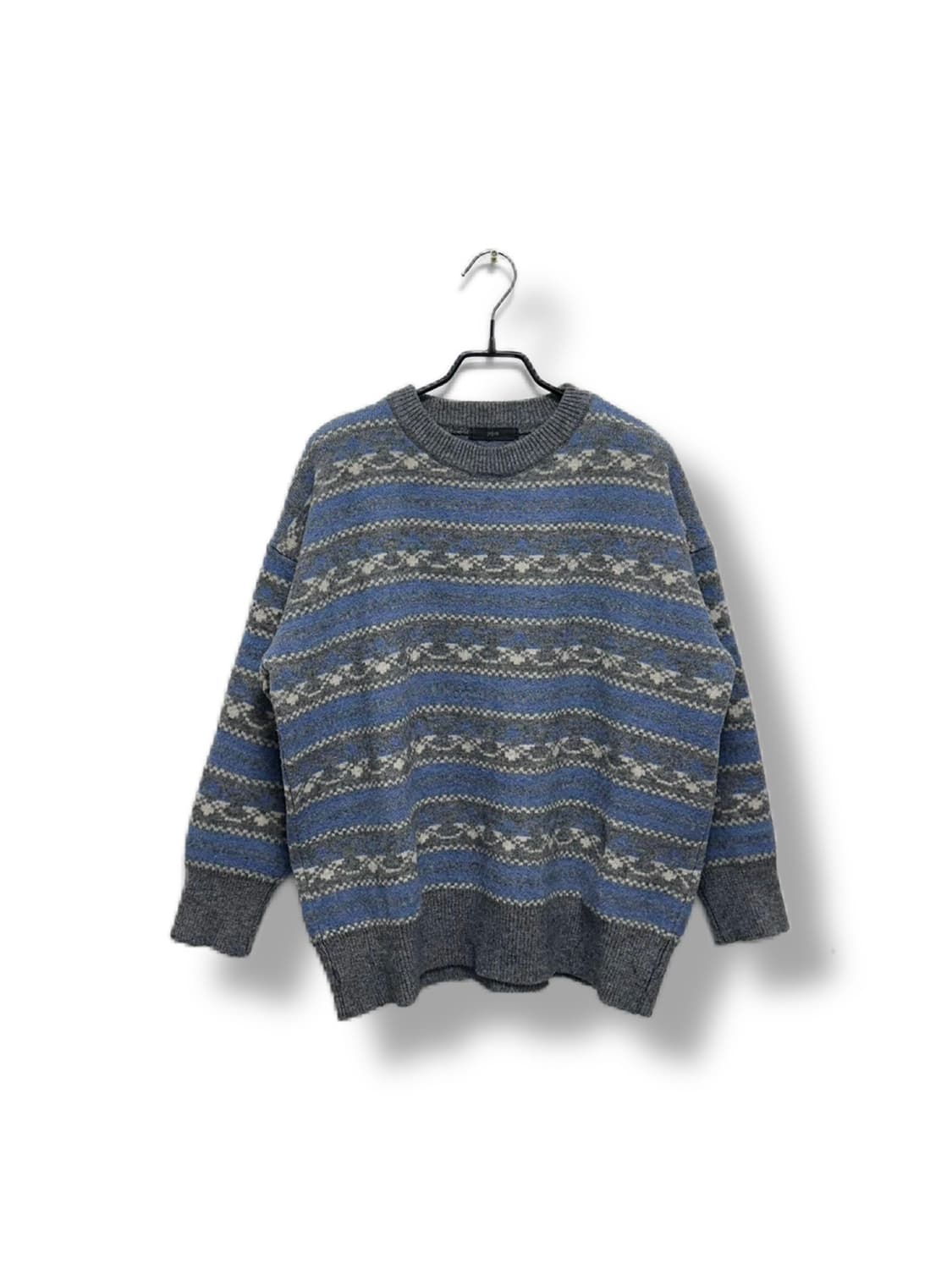 빈티지 스트라이프 패턴 니트 상품이미지3