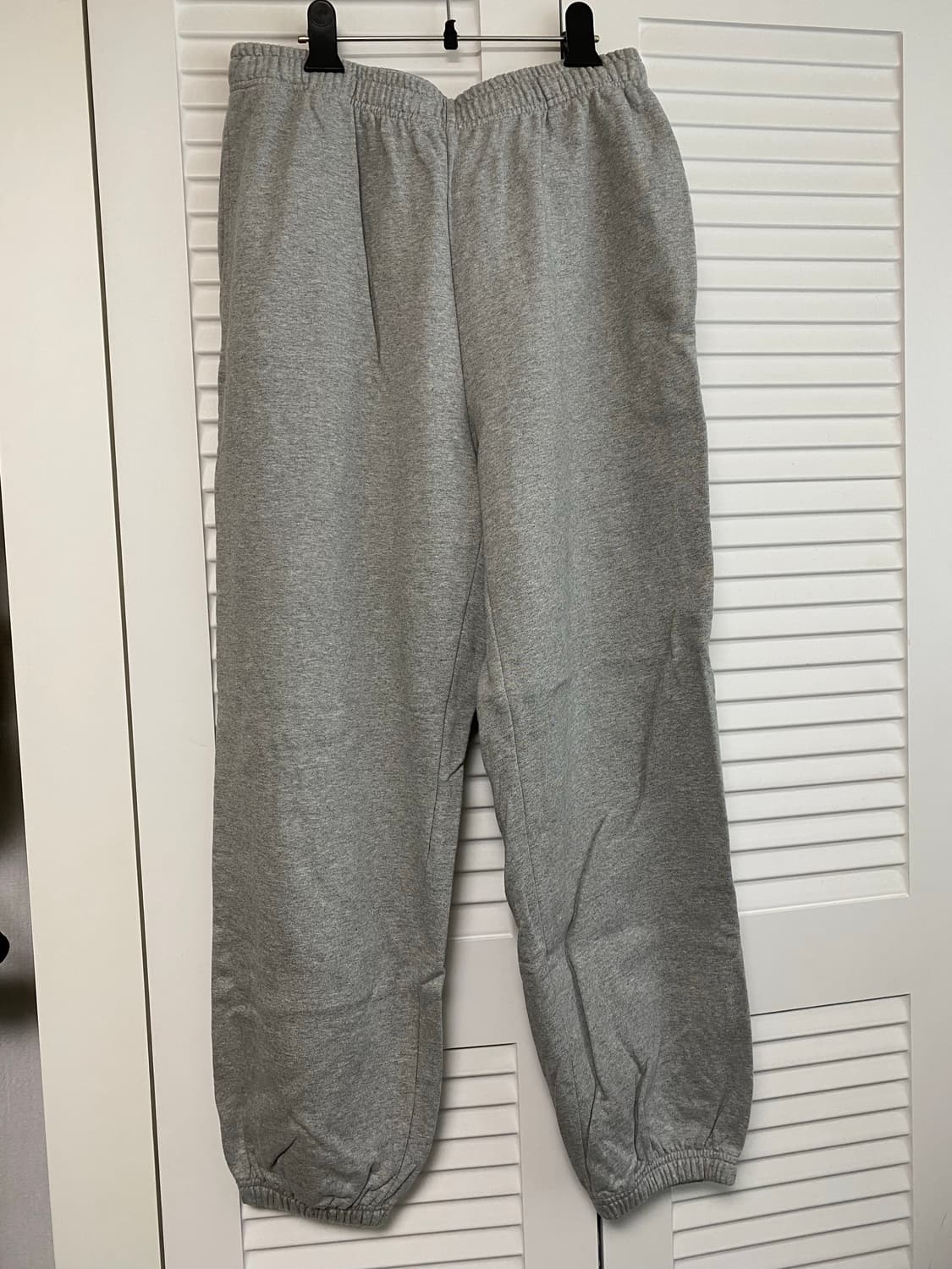 무신사스탠다드 와이드 스웨트 팬츠 미디엄 그레이 상품이미지2