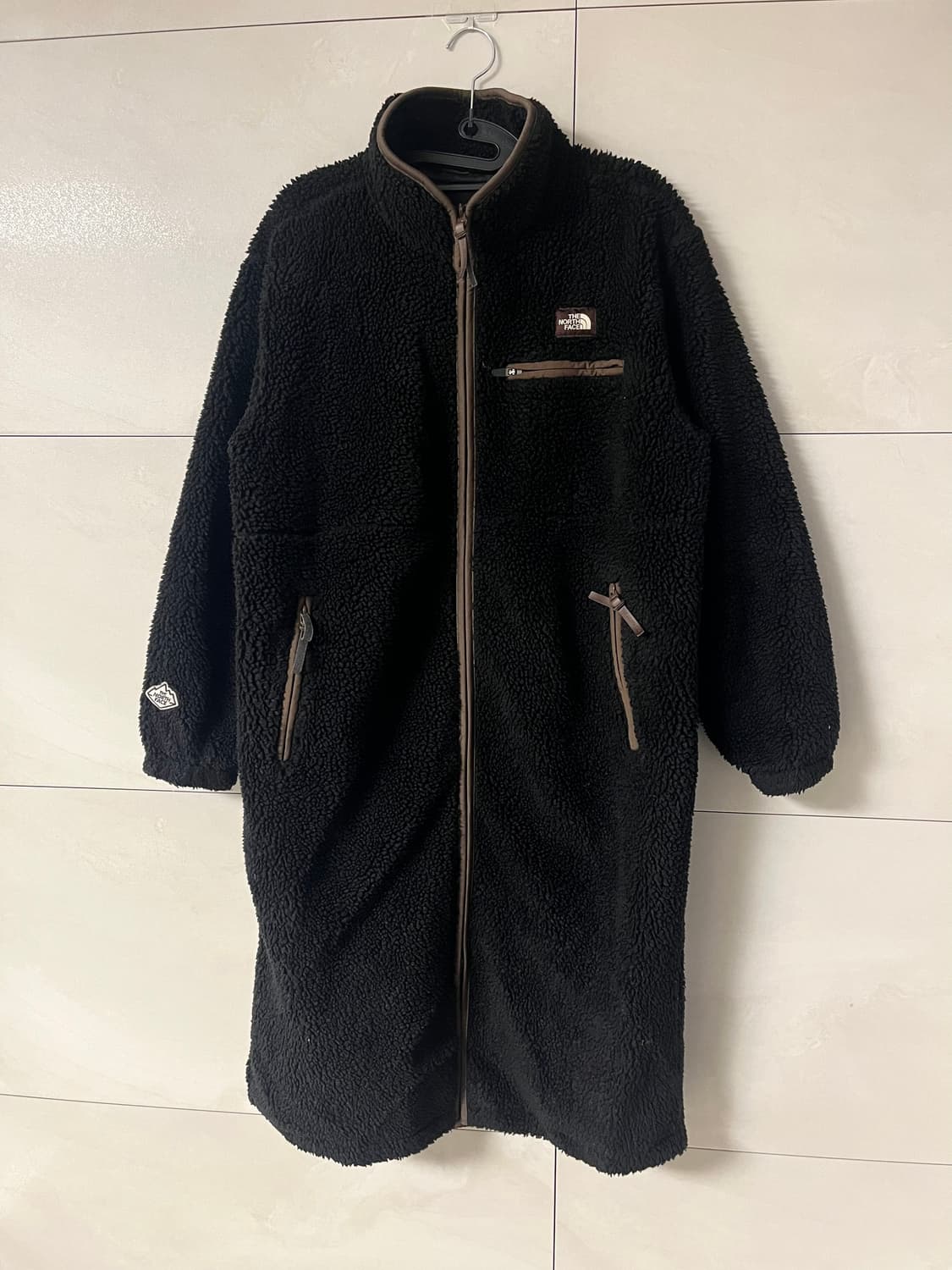 노스페이스 롱테디 후리스 코트 블랙 [S/90] 상품이미지3
