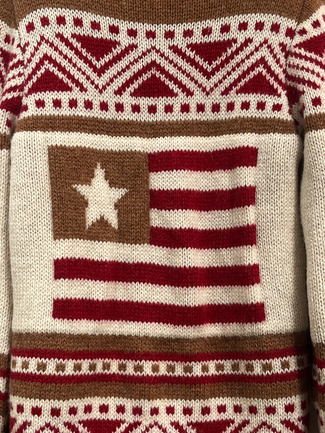 Rodeo Crowns 노르딕 패턴 울 니트 가디건 2 상품이미지7