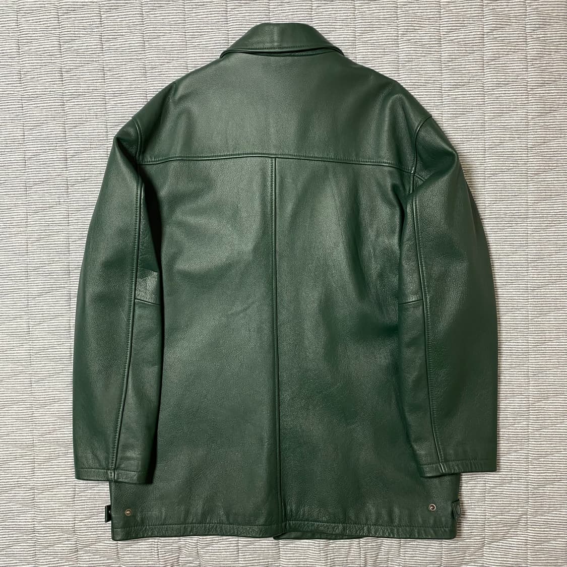 디스이즈네버댓 레더 코치 가죽 자켓 L 상품이미지3