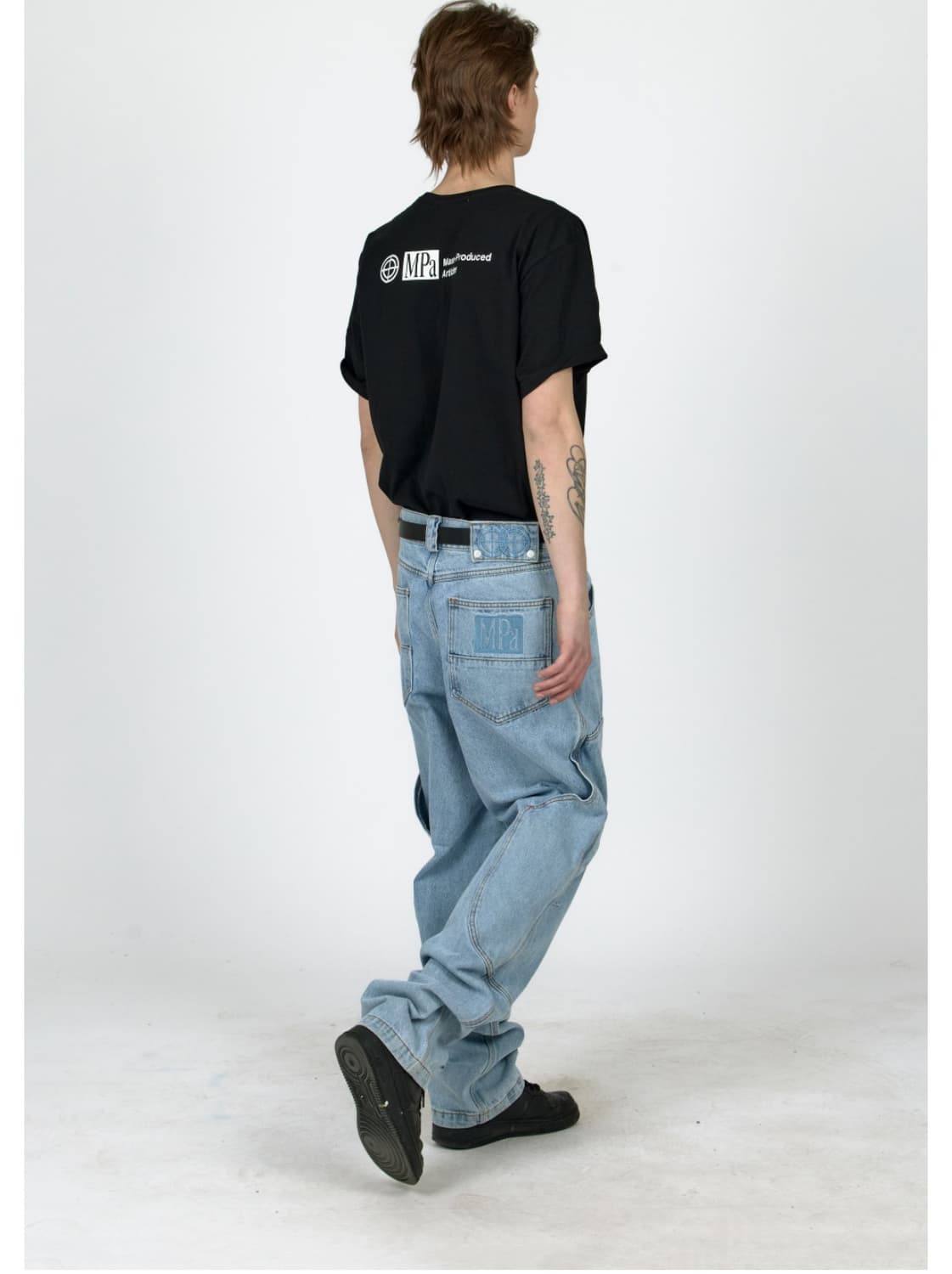 플라스틱 프로덕트 MPa CALF POCKET PANTS스틸블루 L사이즈 상품이미지2