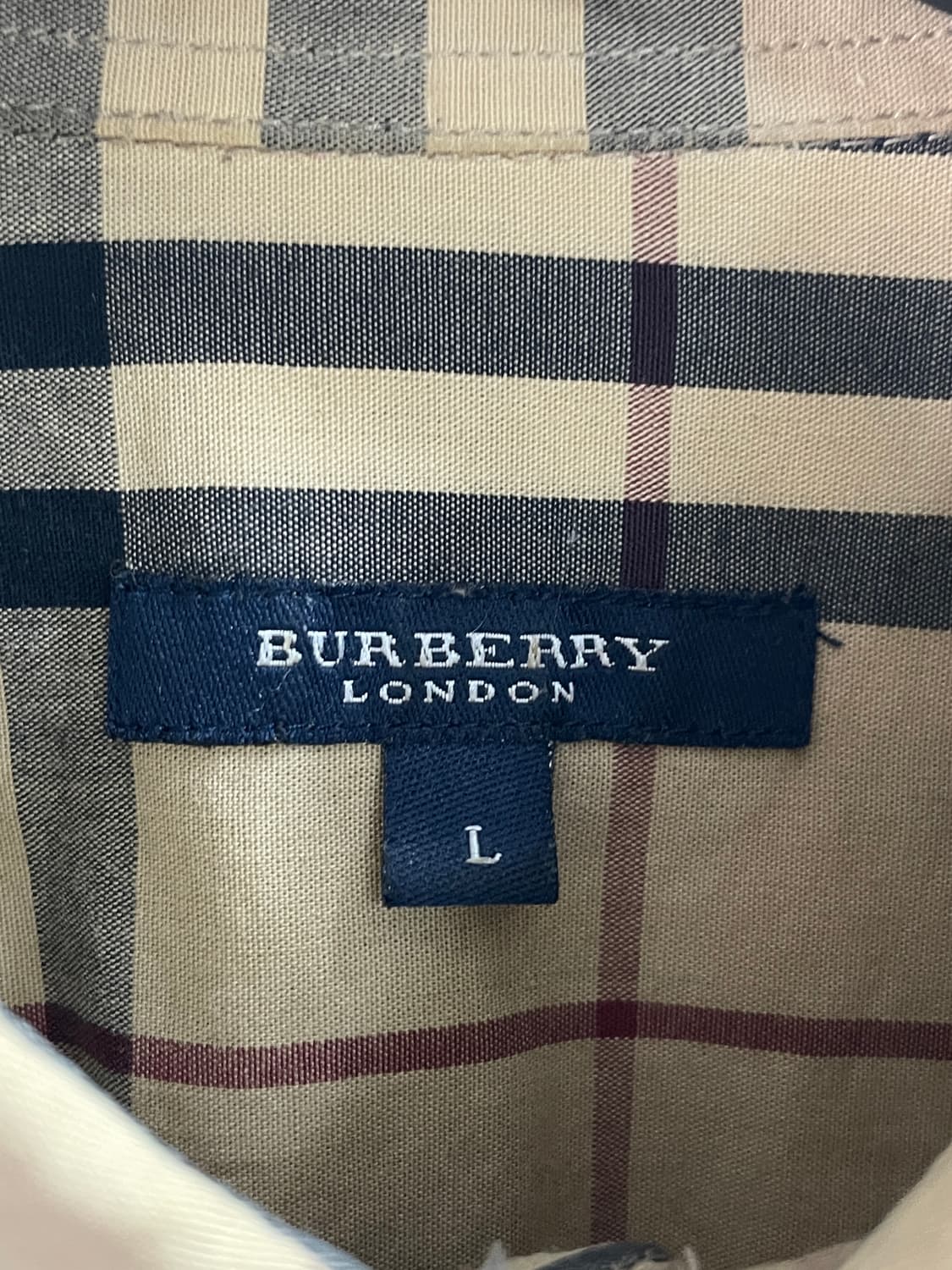 버버리 노바체크 반팔 셔츠 (on.1005) 상품이미지6