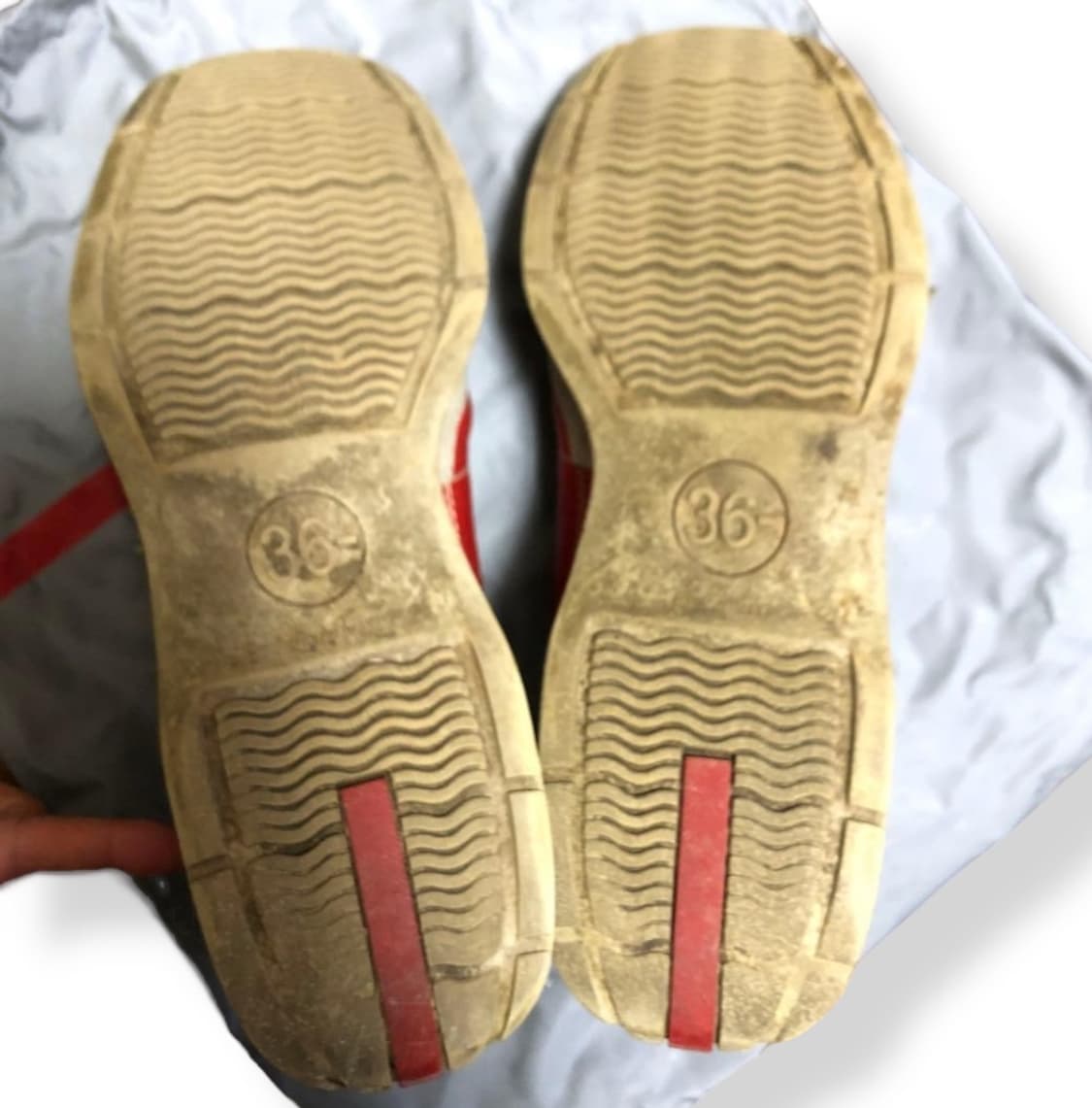 Prada sports Leather Sneakers  Size 36.5 상품이미지6