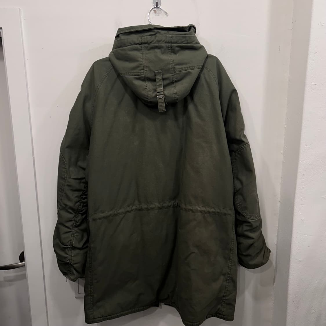 알파인터스트리 퀼팅 M65 롱 후드 야상 패딩 상품이미지5