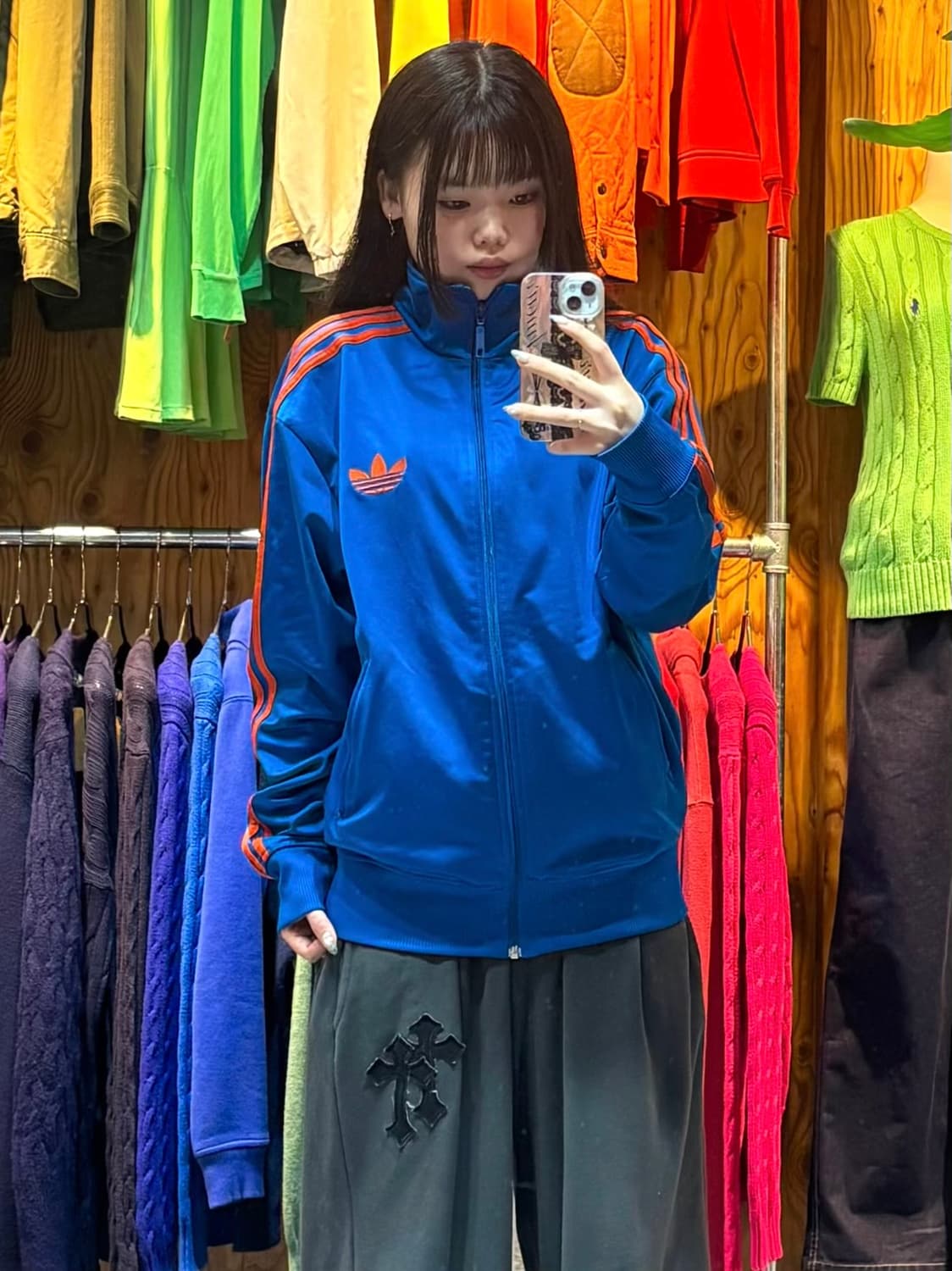 M 아디다스 파이어버드 OG 마린 블루 트랙탑 상품이미지1