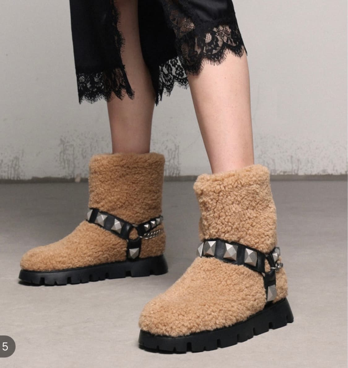 Ash 재거 시어링부츠 상품이미지1