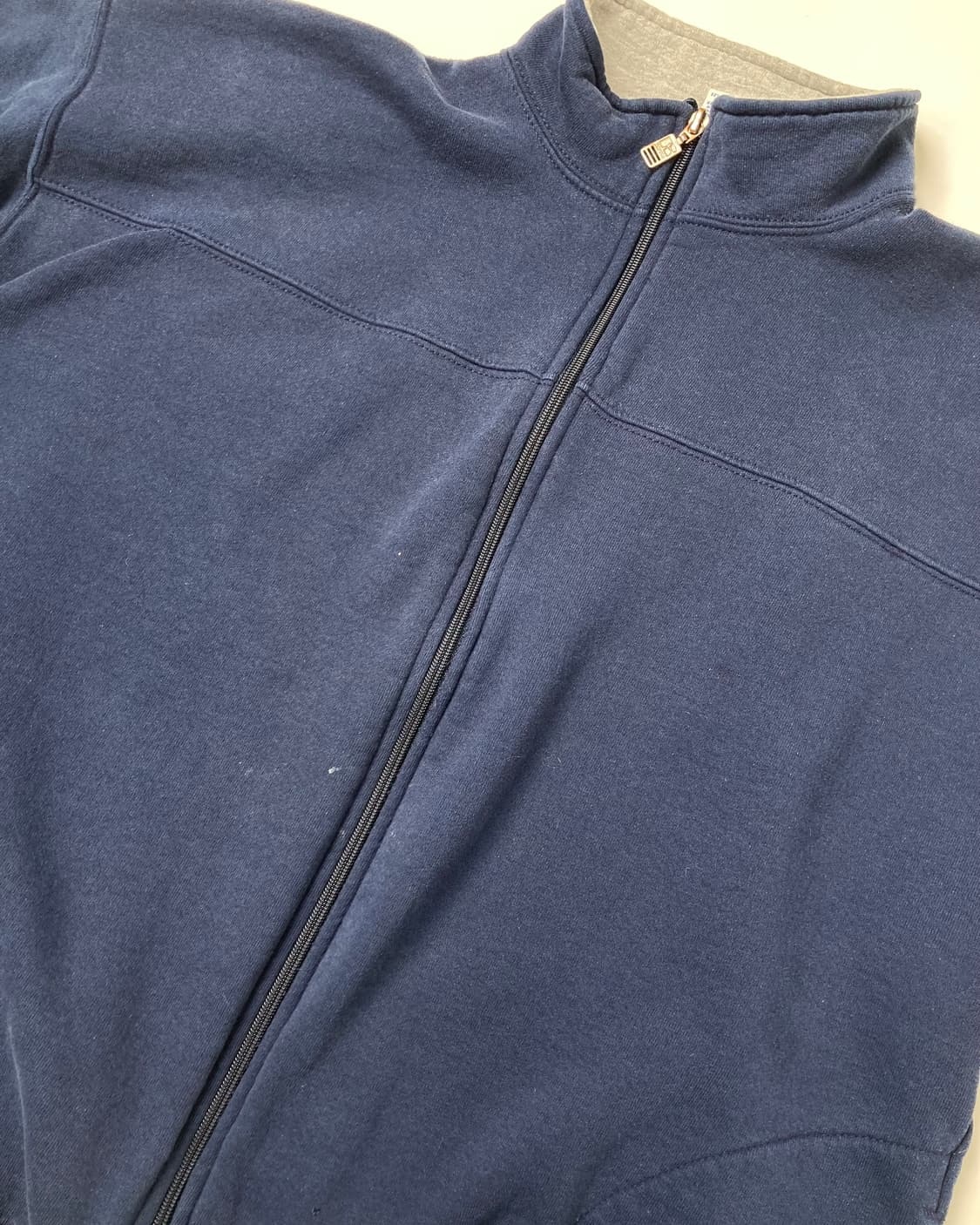 90s Russell Zip Up Sweatshirt (navy) 상품이미지6