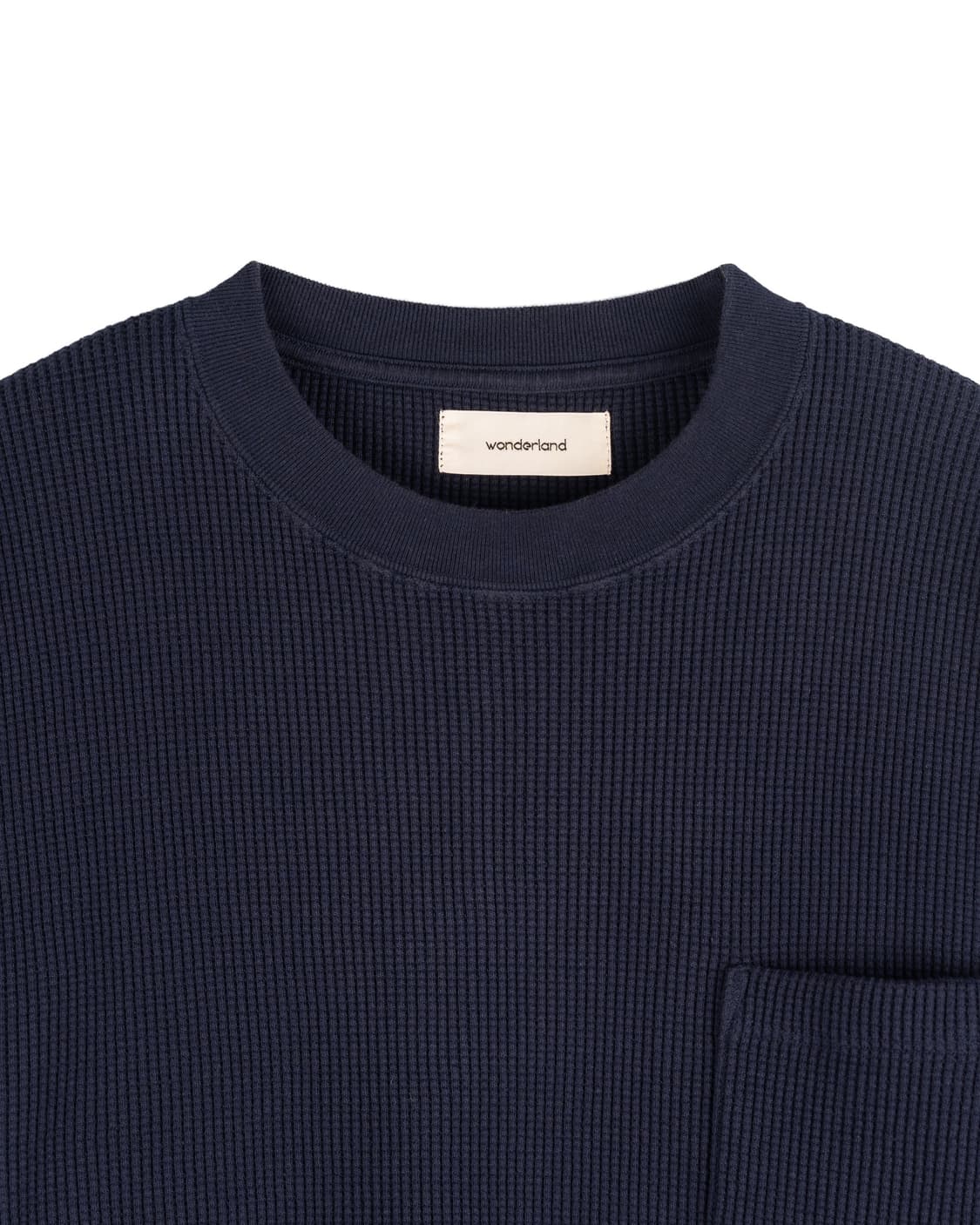 WONDERLAND원더랜드 - WAFFLE L/S (DARK NAVY) 상품이미지2