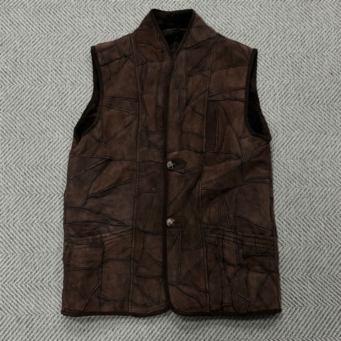 양털 무스탕 스웨이드 베스트v0352 상품이미지1