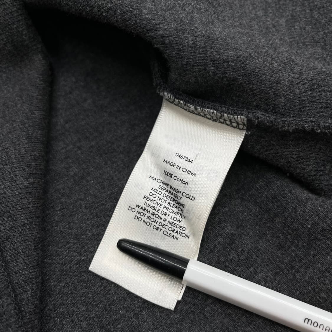 폴로 랄프로렌 블랙포니 차콜 반집업 M 상품이미지5