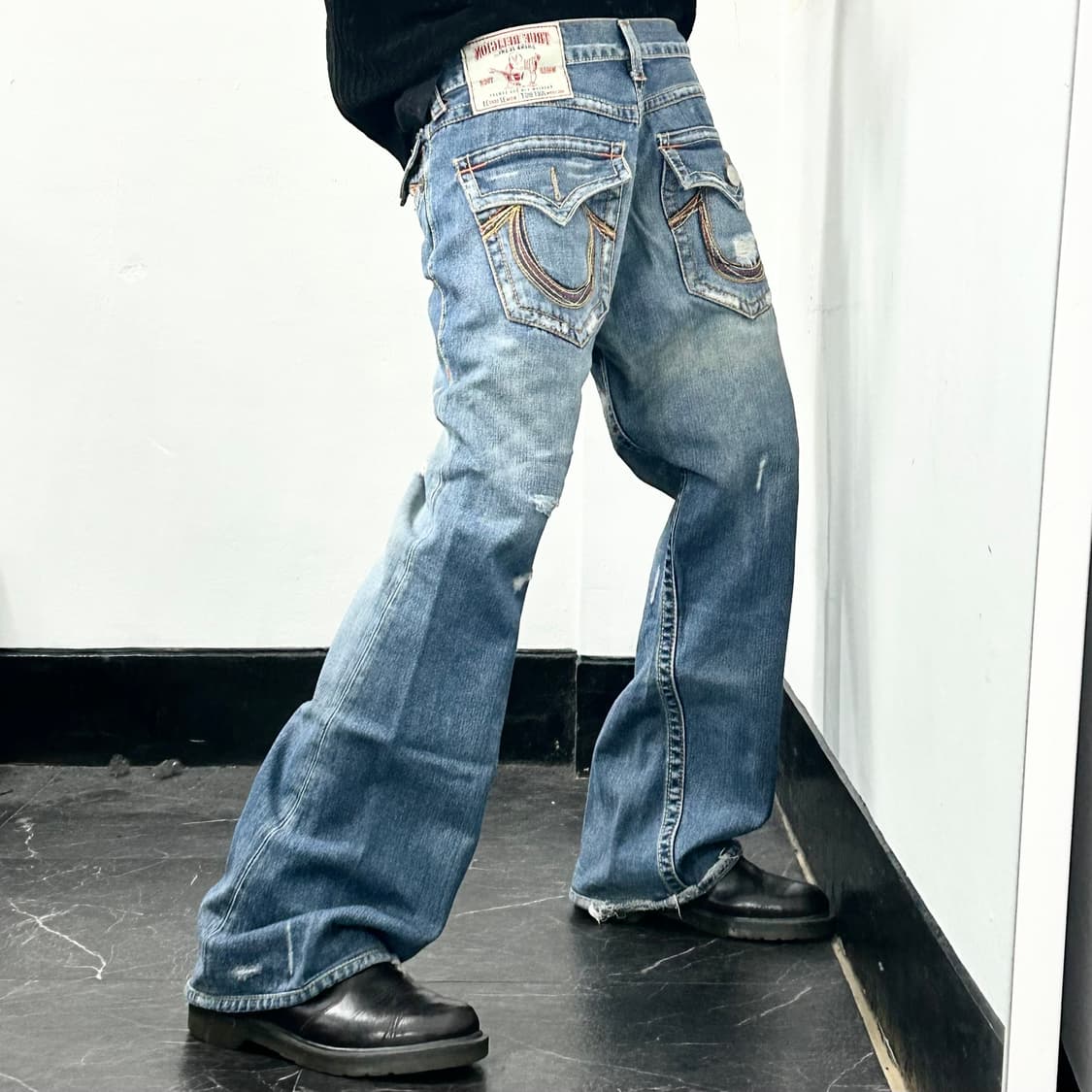 트루릴리전 월드투어 부츠컷 데님 팬츠 상품이미지1