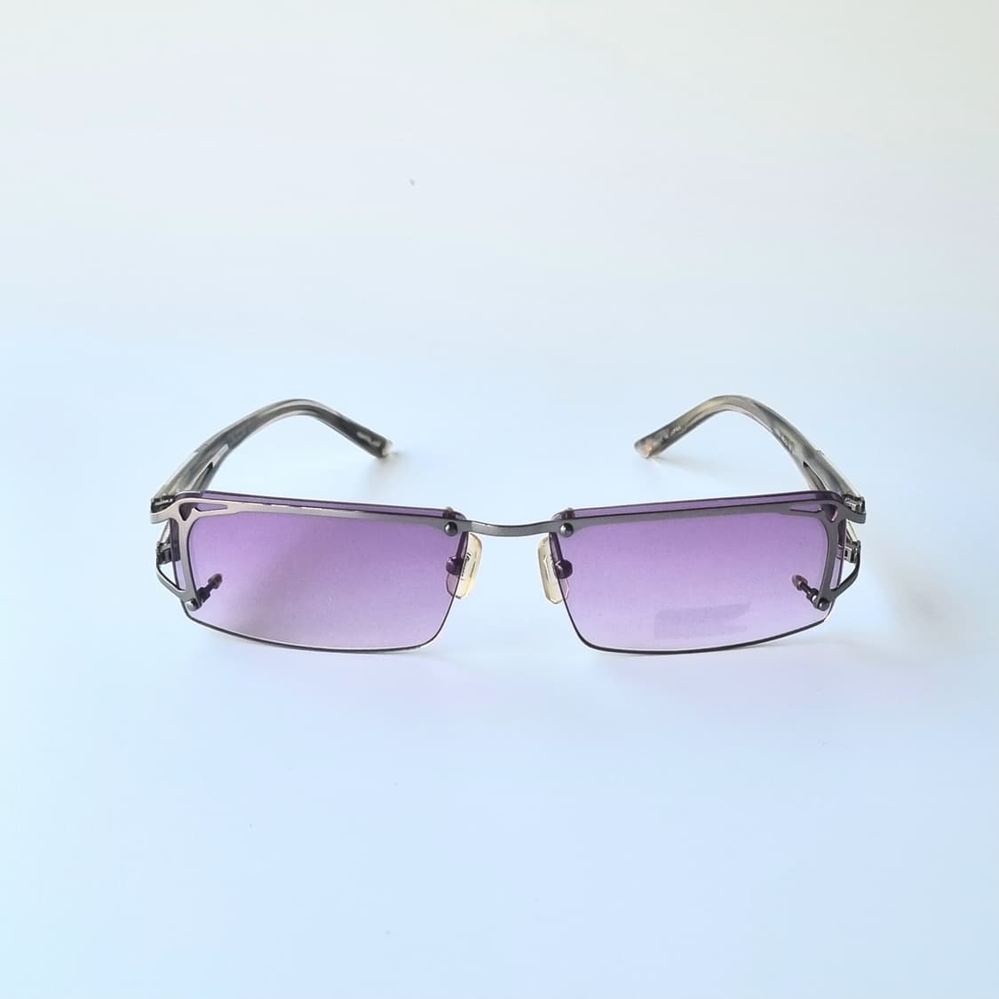 데드스탁 레트로 사각 유니크한 무테 선글라스 상품이미지1