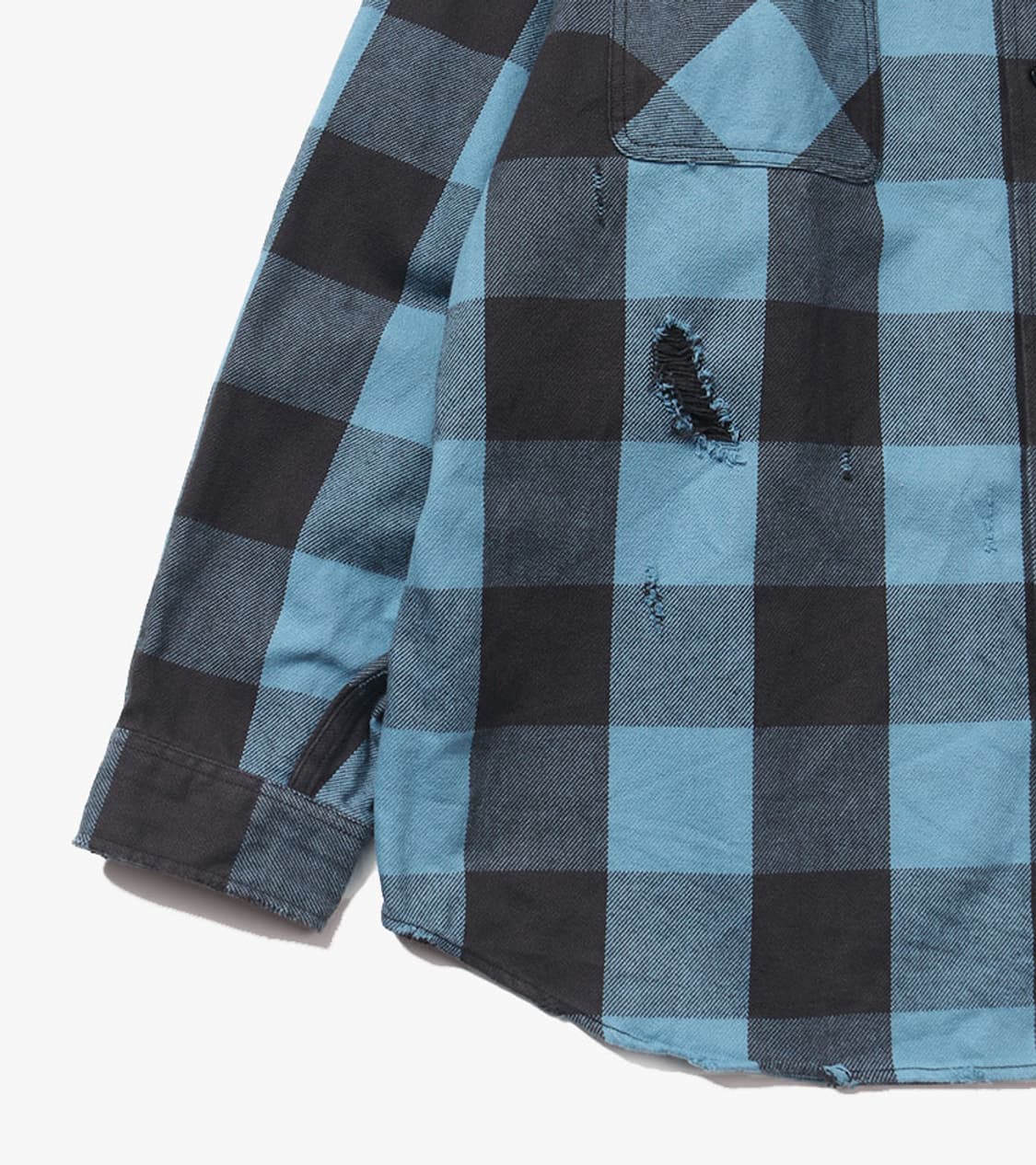 BEAMS - DAMAGE CHECK SHIRT 상품이미지5