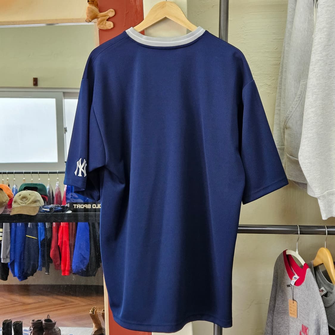 90~00s 나이키 뉴욕양키스 웜업 반팔 상품이미지7