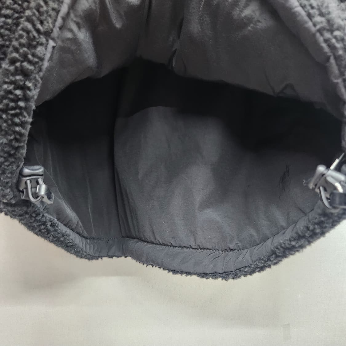 커버낫 빅로고 스트링 후리스/점퍼 후드집업M(L~XL) 남여공용 상품이미지8