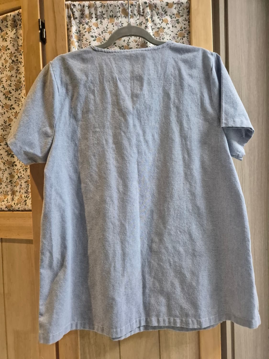 모리걸 무드 하늘색 반팔 티셔츠 상품이미지2