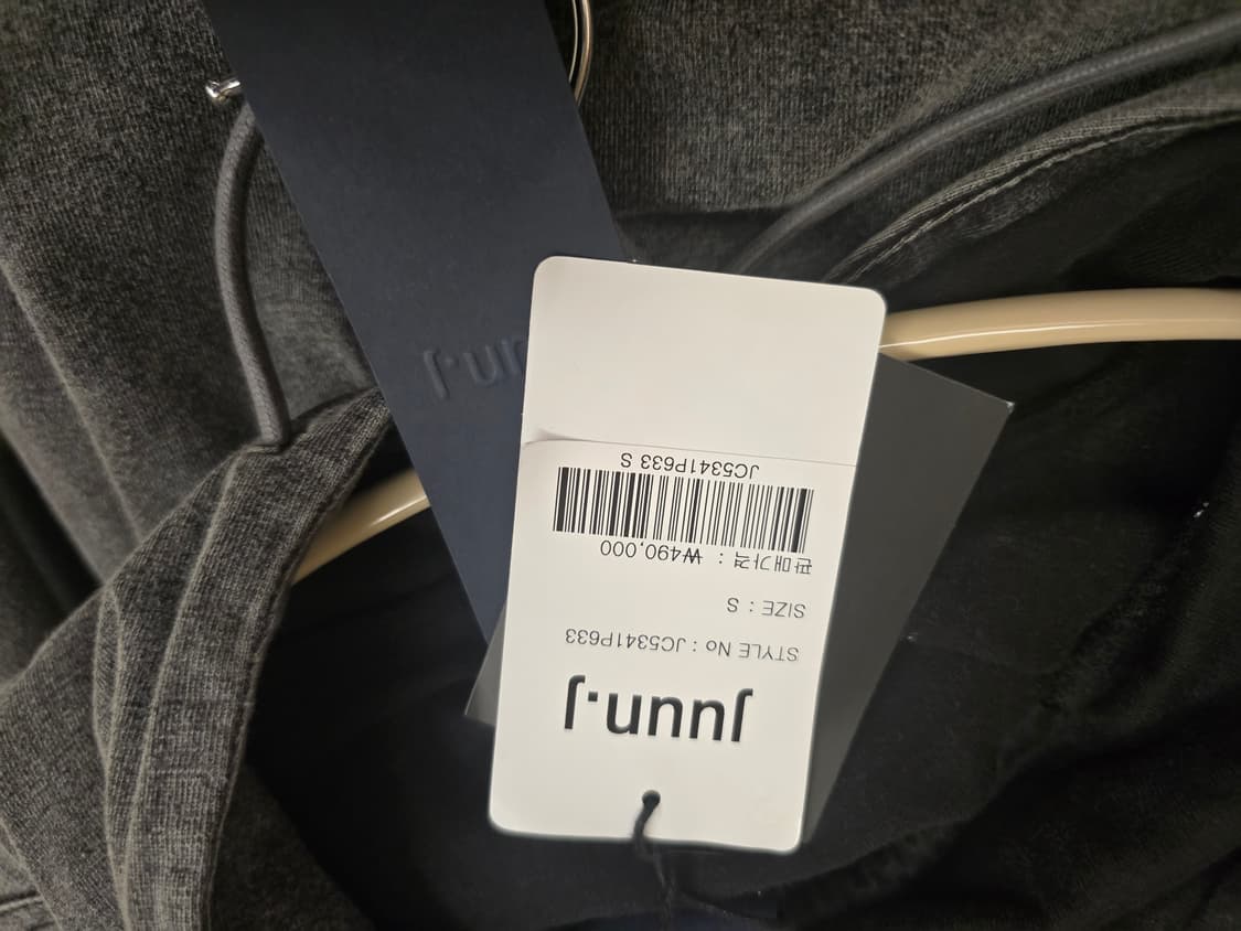 준지 워크 아우터 자수 염색 후드티 S 상품이미지4