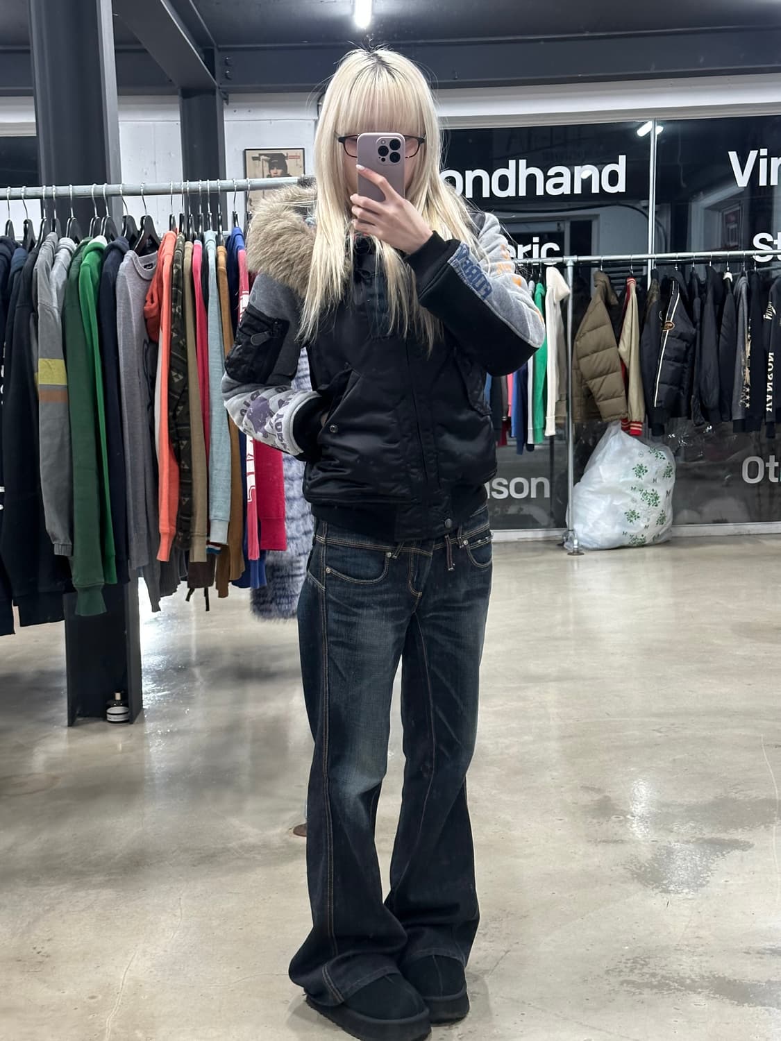 히스테릭 글래머 N-2B 플라이트 자켓 상품이미지2