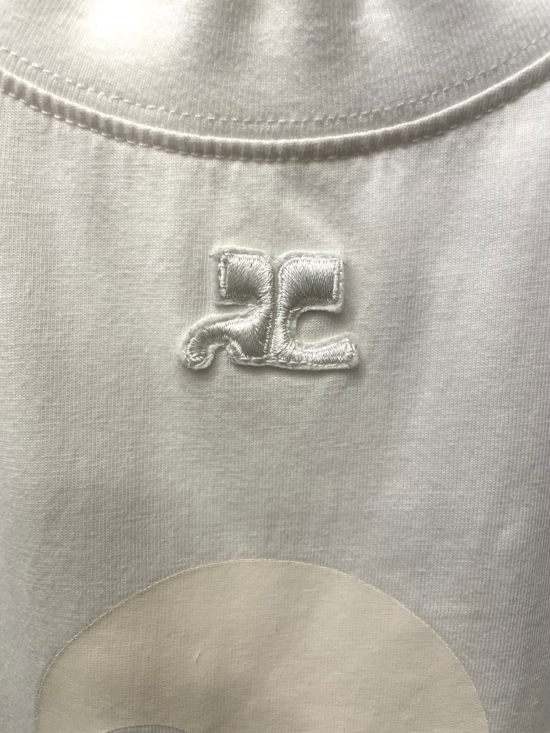 courreges 꾸레쥬 제니 반팔티 S 상품이미지3