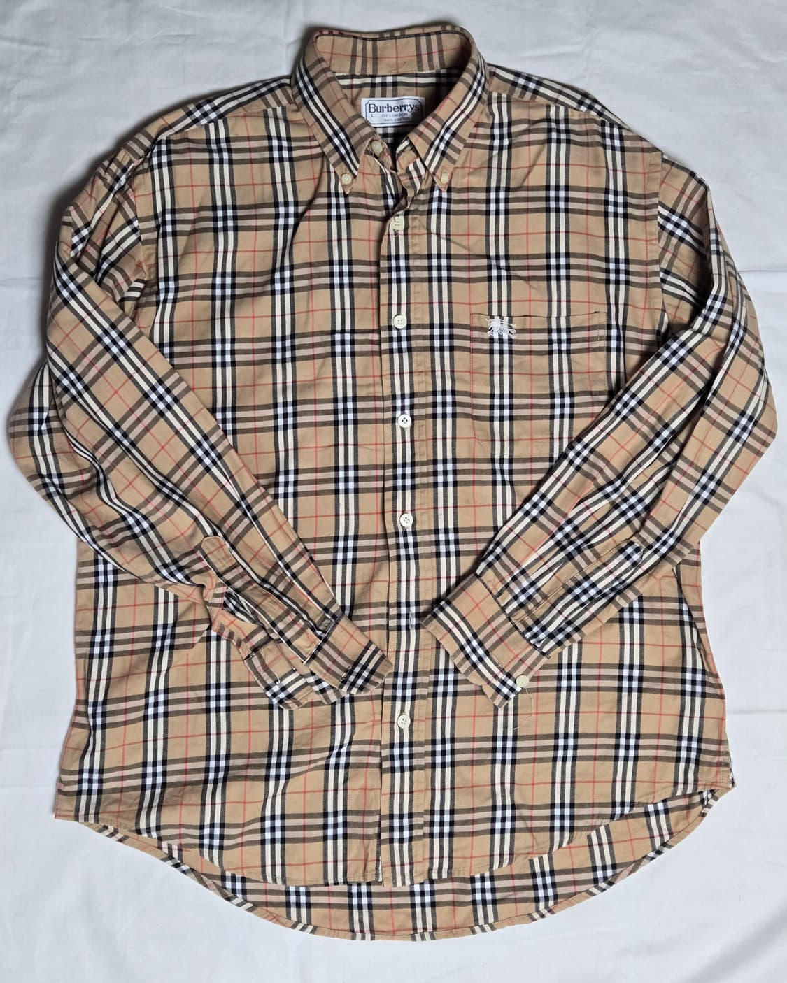 버버리(Burberry)의 빈티지 노바 체크 셔츠 L 상품이미지1