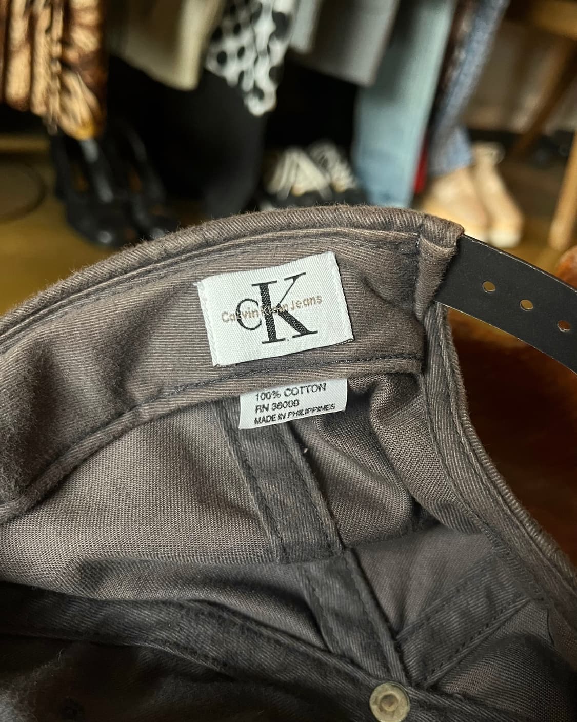 Late 90s-Early 00s Old C.K Trucker Cap 상품이미지8