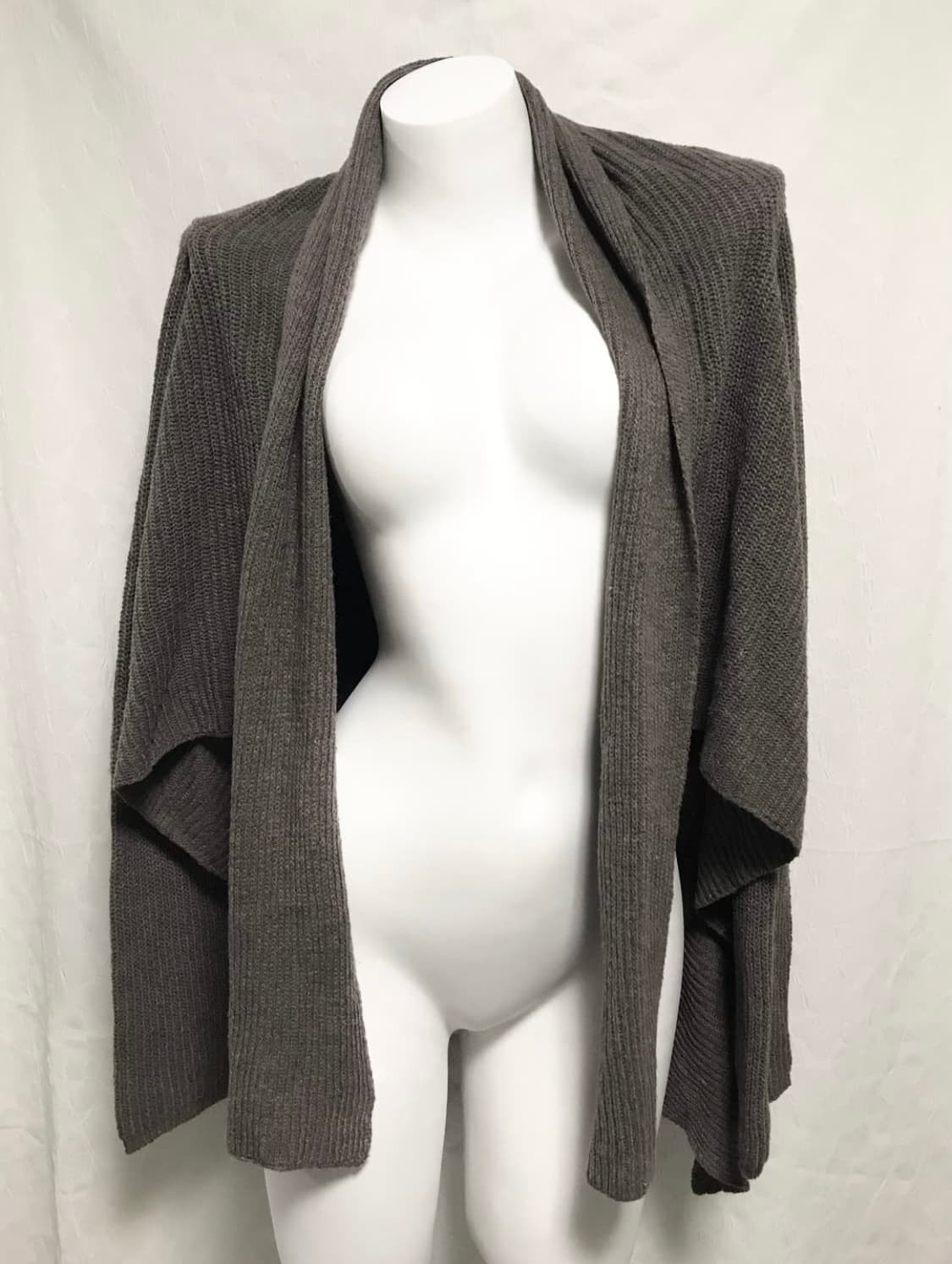 빈티지 아카이브 갸루 브라운 니트 숄 가디건 상품이미지1