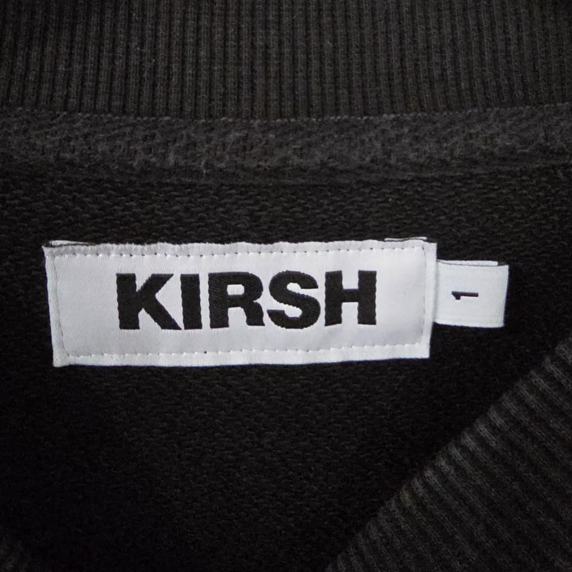 키르시 미 인 리얼 라이프 블랙 맨투맨 상품이미지4