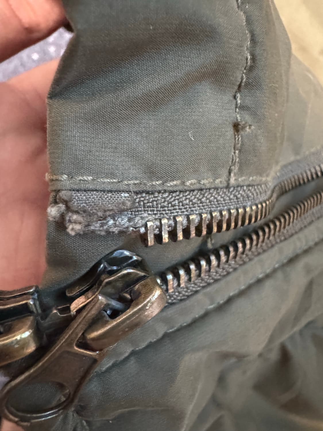 00s mode Vintage Olive Field Jacket 상품이미지6