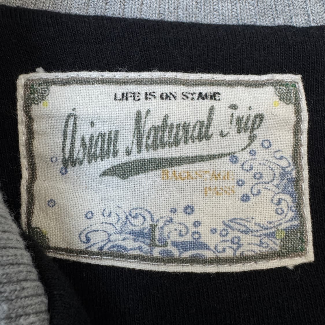 JPN 제팬 스컬 해골 락 펑크 하이넥 트랙탑 코튼 져지 상품이미지6