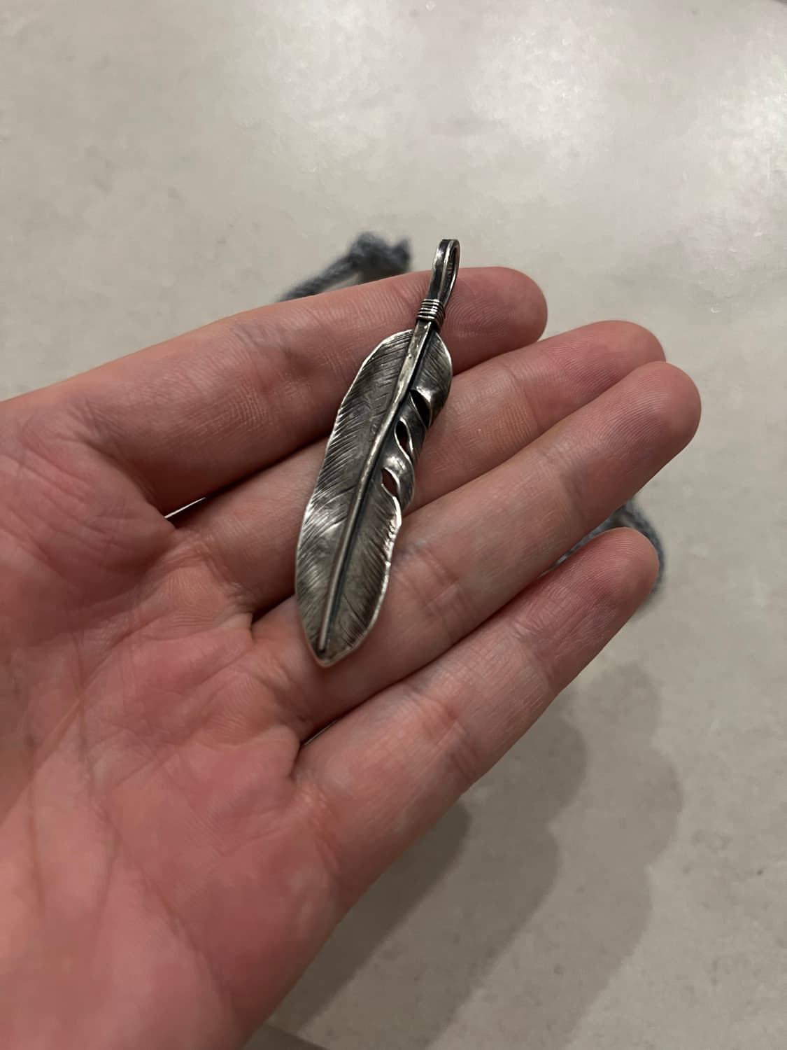 노스웍스 X 컬티즘 터키석 깃털 펜던트 상품이미지3