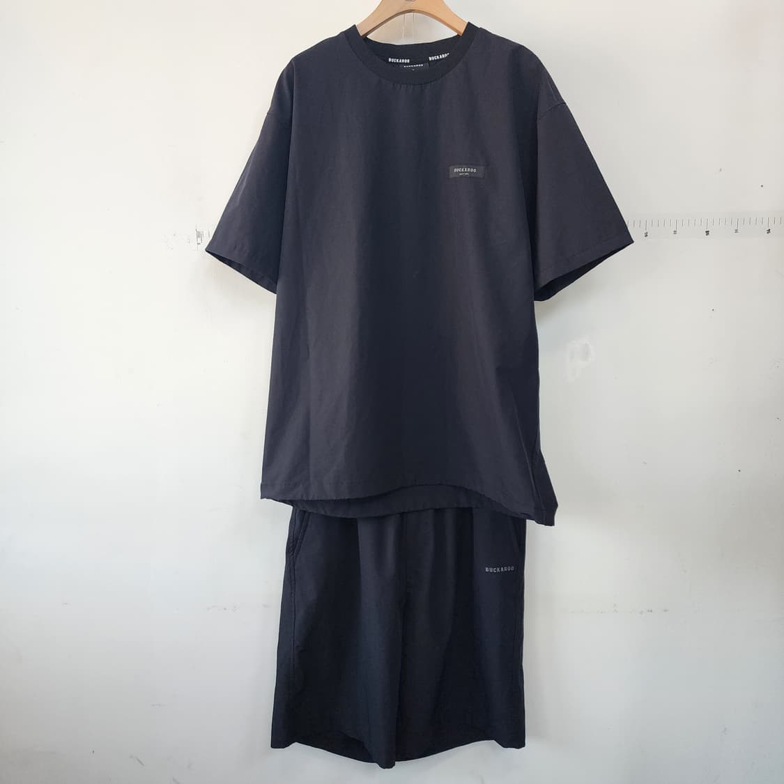 버커루 블랙 반팔 티셔츠 반바지 세트 상품이미지1