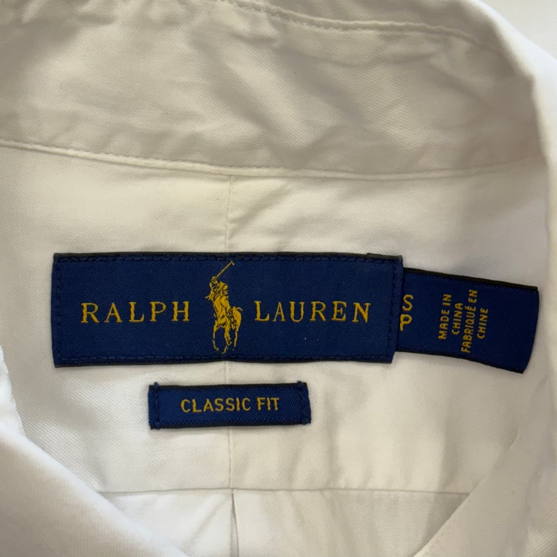S 폴로랄프로렌 클래식핏 화이트 코튼 셔츠 상품이미지4