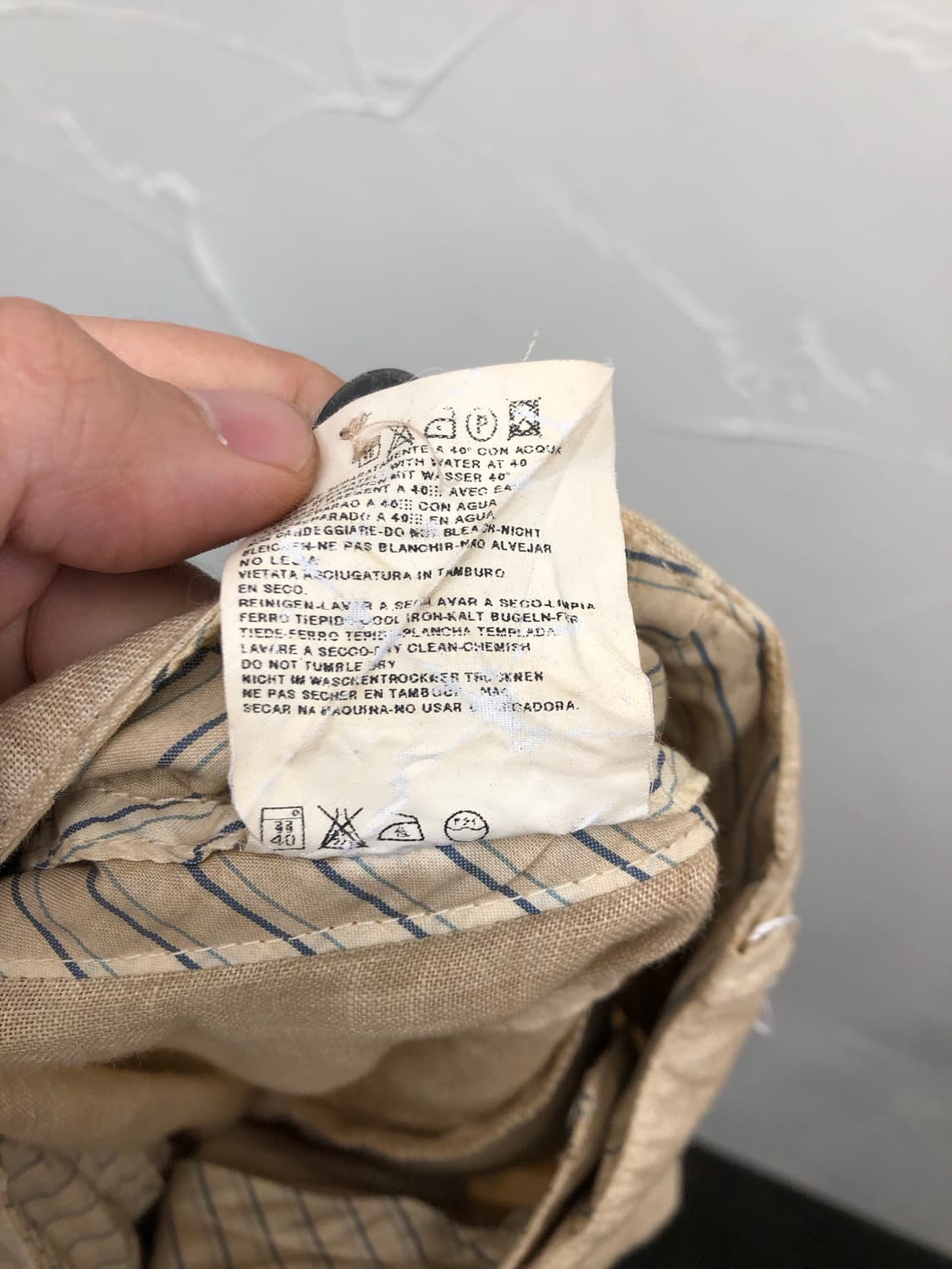 made in Italy 린넨 팬츠 상품이미지5