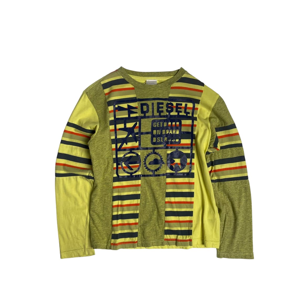 Diesel 스프라이프 엘로우 롱슬리브  상품이미지1