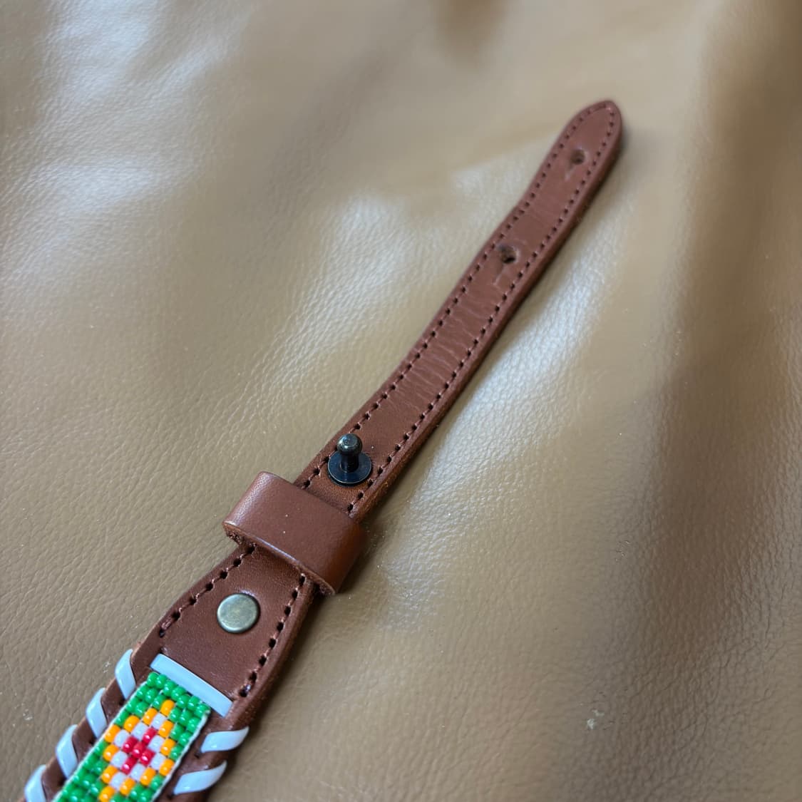 히스테릭글래머 팔찌 퍽 비즈 레더 상품이미지5