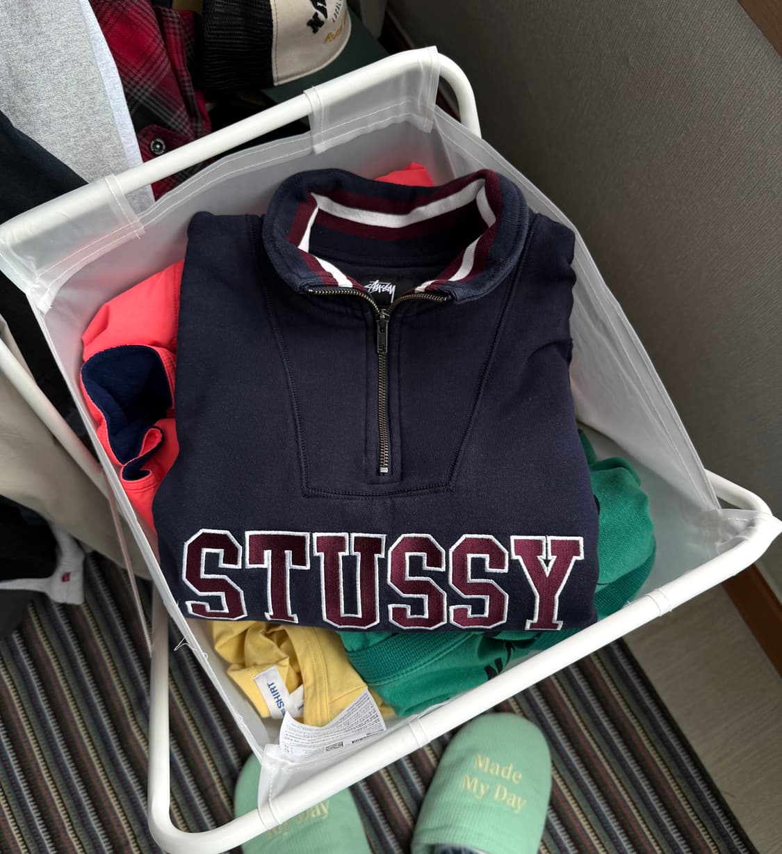 스투시 하프집업 맨투맨 상품이미지2