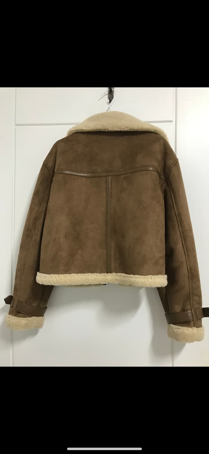 레더리 오블리크 스웨이드 무스탕 자켓 상품이미지3