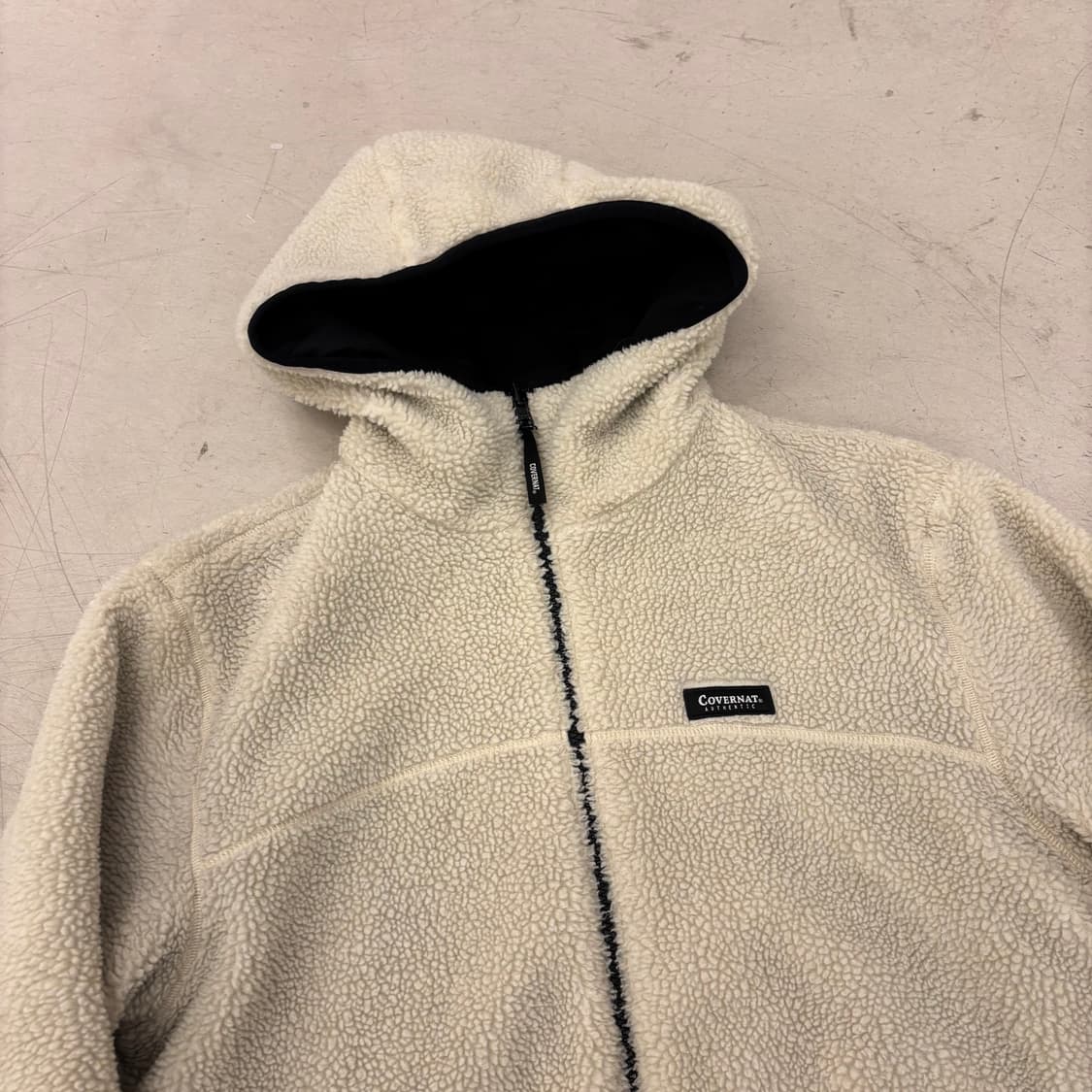 커버낫 리버시블 후리스 후드 자켓 상품이미지2